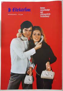 Plakat Elektrim RWT, I poł. lat 70.