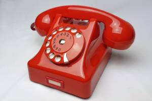 Telefon CB-59 czerwony